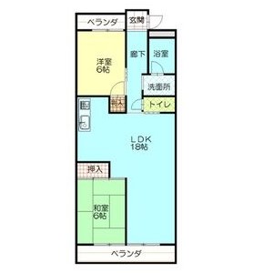 赤坪第２小菅ビル 間取り