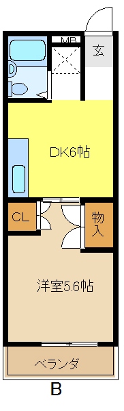 サンパレス植田 間取り