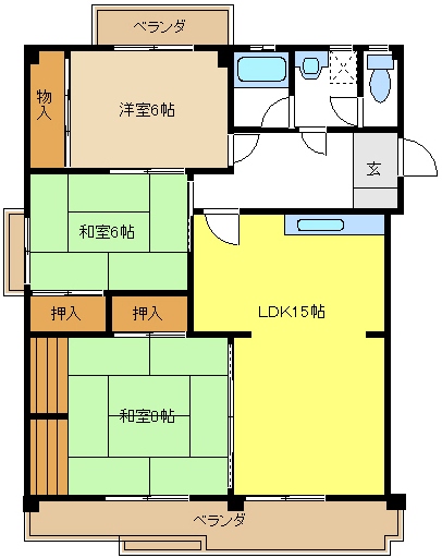 愛知県名古屋市千種区丘上町１丁目 間取り