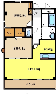 愛知県名古屋市名東区高針荒田 間取り