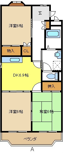ホーステール諸ノ木 間取り