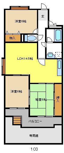 ユニーブル旭出 １号館 間取り