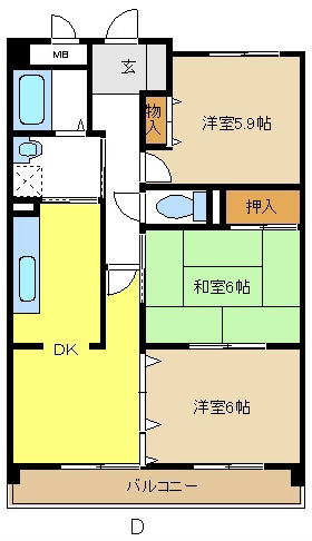 クオリティーパレス徳重 間取り