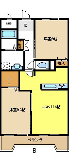 フォンティーヌⅡ 間取り