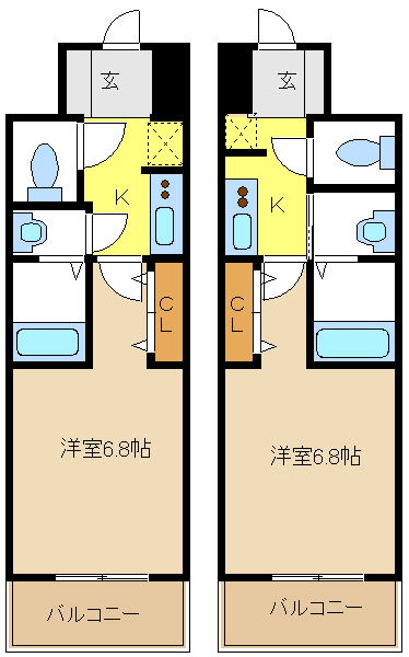 愛知県名古屋市中区千代田５丁目 間取り