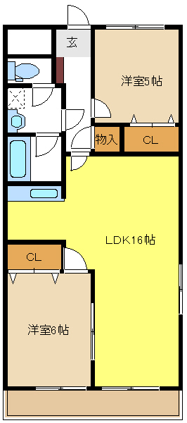レジデンス鶴里 間取り