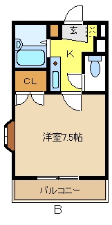 愛知県名古屋市千種区朝岡町３丁目 間取り