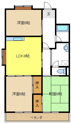 ラフォーレ若竹 間取り