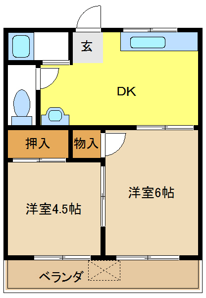 愛知県名古屋市昭和区南分町５丁目 間取り