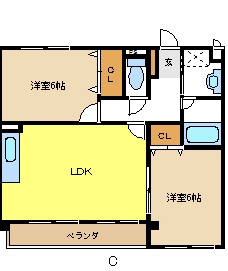 愛知県日進市岩崎町芦廻間 間取り