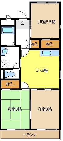 愛知県名古屋市緑区横吹町 間取り