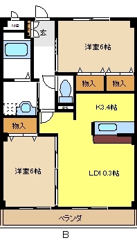 愛知県名古屋市名東区亀の井３丁目 間取り