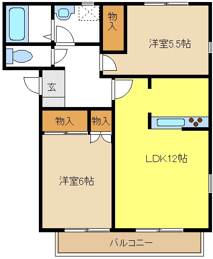 ＰＡＴＩＯ ＫＡＳＨＩＷＡＩ 間取り