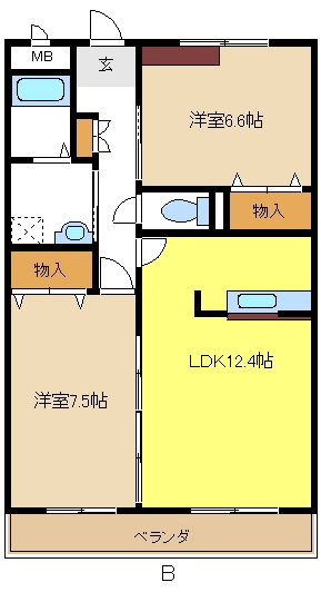 愛知県名古屋市緑区大清水２丁目 間取り