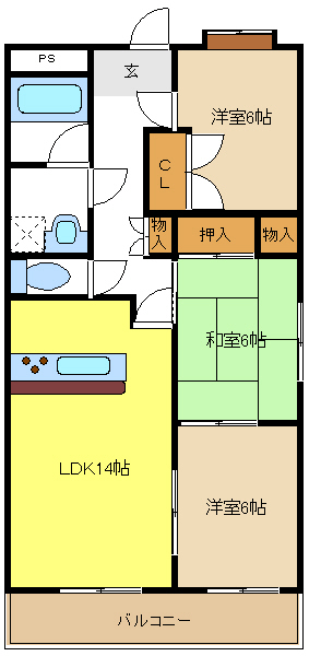 代官坂マンション 間取り