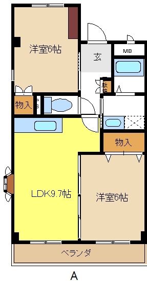 愛知県名古屋市緑区白土 間取り