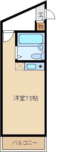 愛知県名古屋市瑞穂区大喜新町３丁目 間取り