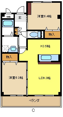 フォレストスクエアシバタ 間取り
