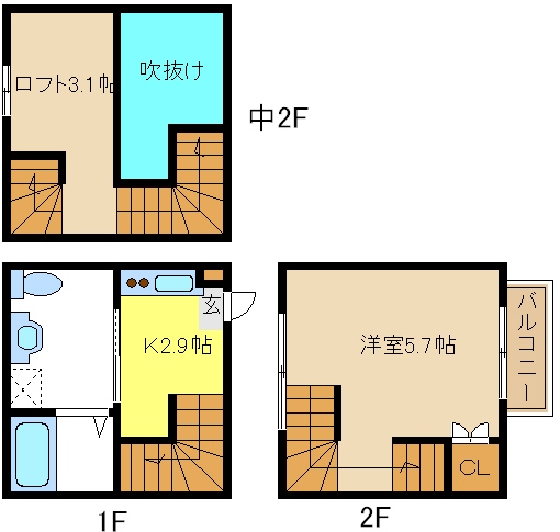 愛知県名古屋市緑区鳴海町 間取り