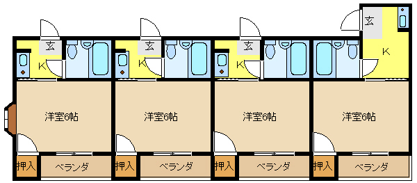 愛知県名古屋市天白区元八事４丁目 間取り