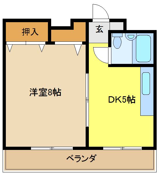 サンメゾン植田 間取り