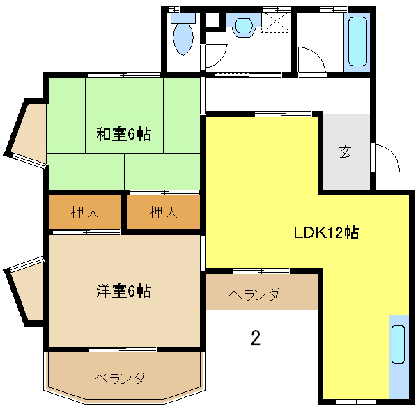 愛知県名古屋市西区坂井戸町 間取り
