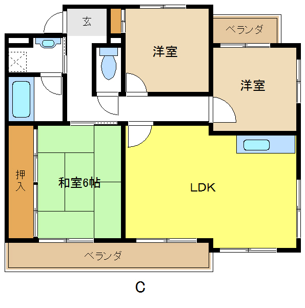 愛知県名古屋市南区大堀町 間取り