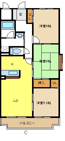 愛知県名古屋市南区赤坪町 間取り