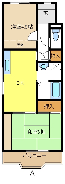 ハイネス石田 間取り