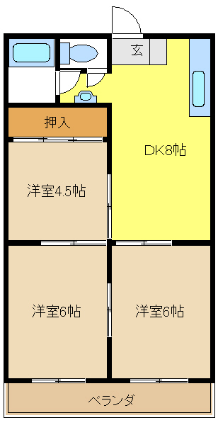 愛知県名古屋市天白区八事山 間取り