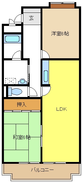 アイカピア植田 間取り