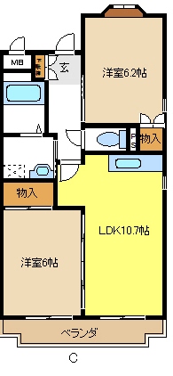 ラフォーレ若慎 間取り