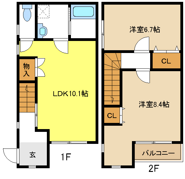 愛知県名古屋市千種区鹿子町１丁目 間取り