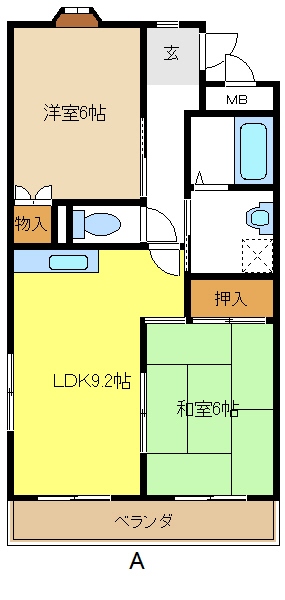 愛知県名古屋市緑区徳重４丁目 間取り
