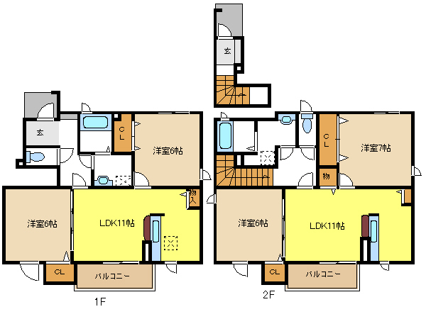 愛知県日進市梅森町新田 間取り