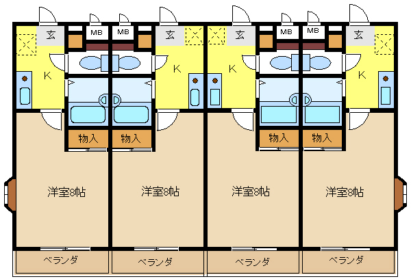 愛知県名古屋市名東区牧の里３丁目 間取り