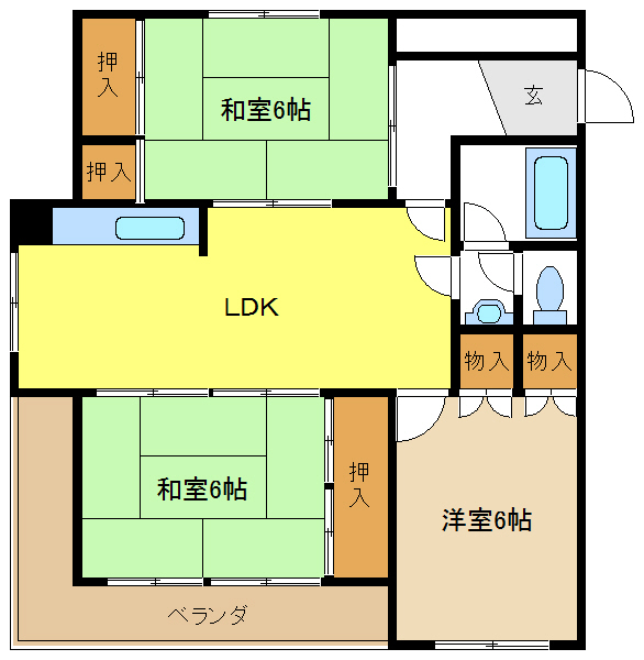 愛知県名古屋市天白区原２丁目 間取り