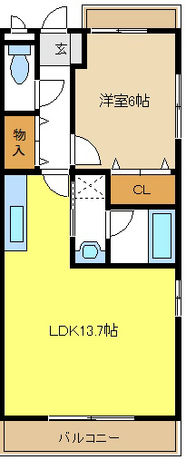 レージュ豊が丘 間取り