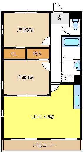愛知県名古屋市緑区武路町 間取り