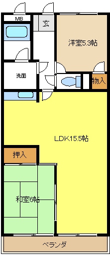 ＡＸＩＳ呼続 間取り