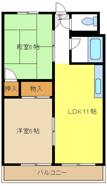 愛知県名古屋市瑞穂区田辺通２丁目 間取り
