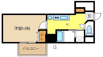 愛知県名古屋市中区千代田１丁目 間取り