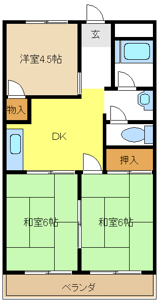 愛知県名古屋市天白区原５丁目 間取り