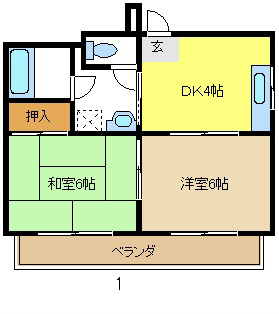 中砂ハイツ 間取り