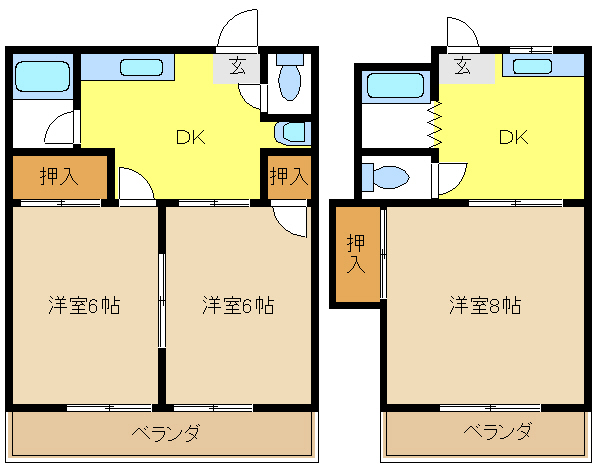 愛知県名古屋市天白区大坪１丁目 間取り