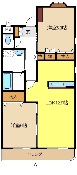 愛知県名古屋市緑区大清水２丁目 間取り