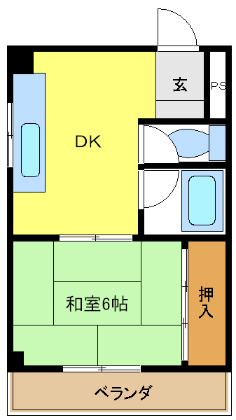 ラ・フォーム岩月 間取り