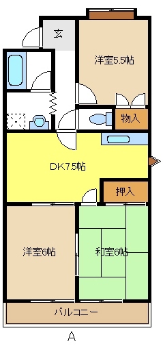 愛知県名古屋市天白区焼山２丁目 間取り