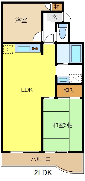 愛知県名古屋市天白区保呂町 間取り