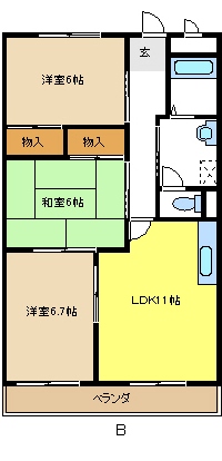アチーブメント・Ｓ・Ｔ 間取り